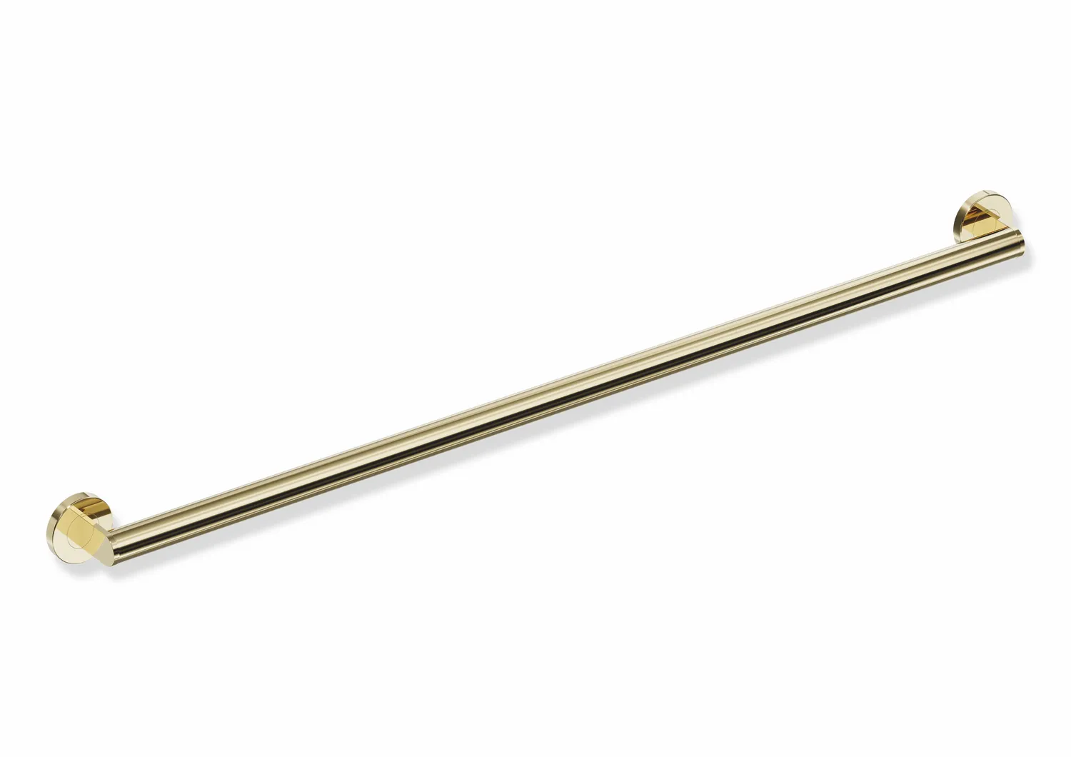 HaltegriffEdelstahl, PVD, Achsmaß 1067 mm, Tiefe 70 mm, Stangendurchmesser 32 mm, in Farbe CK (Messing glänzend) HaltegriffEdelstahl, PVD, Achsmaß 1067 mm, Tiefe 70 mm, Stangendurchmesser 32 mm, in Farbe CK (Messing glänzend)