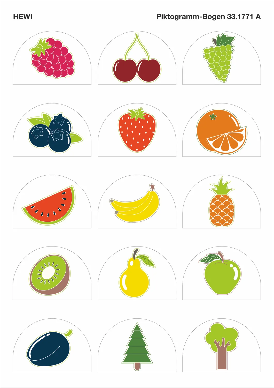 Piktobogen 25 Motive selbstkl., Serie Natur, B:60mm H:41mm Piktobogen 25 Motive selbstkl., Serie Natur, B:60mm H:41mm