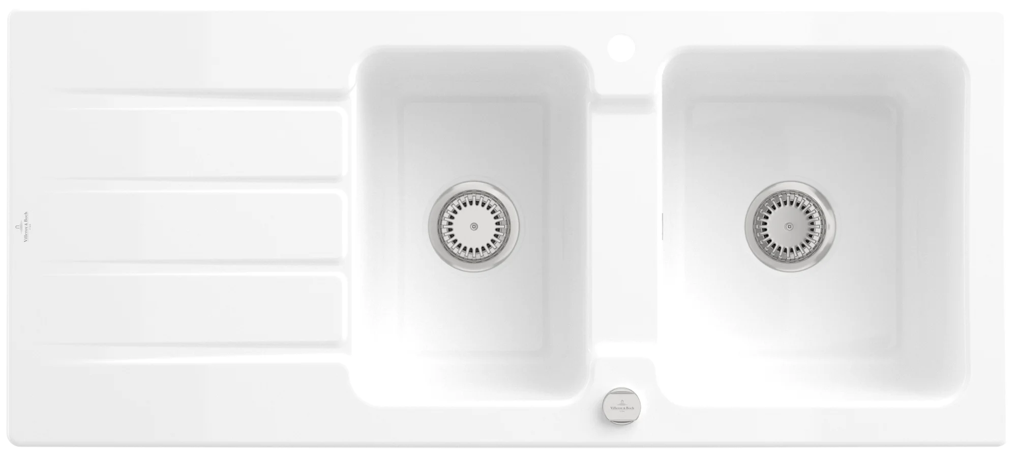 Villeroy & Boch Architectura 80 Einbauspüle 338002, 1160x510mm, Weiß Alpin CeramicPlus