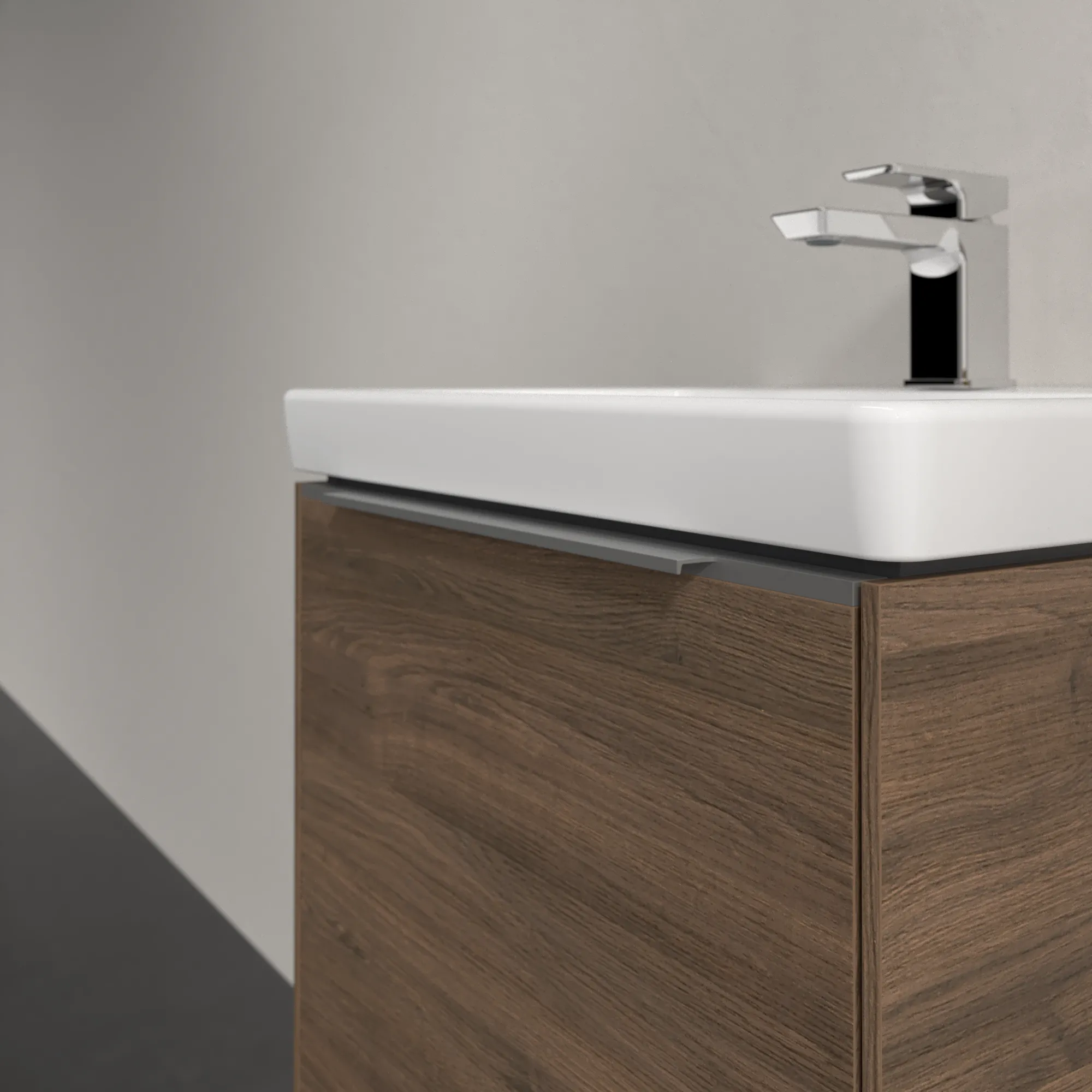 Villeroy & Boch Waschbeckenunterschrank Subway 3.0 C58000, Arizona Oak, 473x429x392 mm, eckig, SoftClosing, 1 Auszug Villeroy & Boch Waschbeckenunterschrank Subway 3.0 C58000, Arizona Oak, 473x429x392 mm, eckig, SoftClosing, 1 Auszug