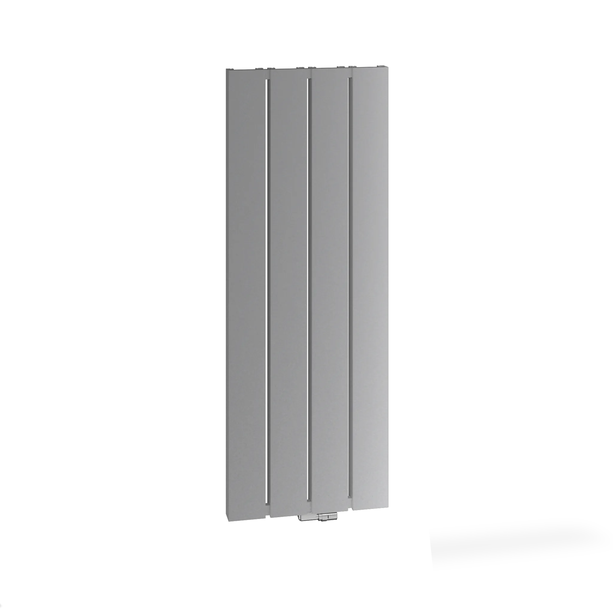 Kermi Design-Heizkörper „Beams®“ 49 × 200 cm in glanzsilber Metallic