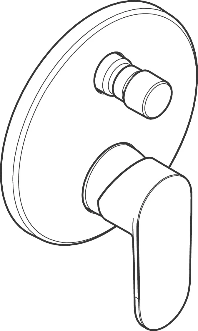 Hansgrohe Vernis Blend Einhebel-Wannenmischer Unterputz, mattschwarz, 2 Verbraucher, max. Durchfluss 25 l/min, Keramikmischsystem, einstellbare Temperaturbegrenzung, Umsteller mit automatischer Rückstellung, für Durchlauferhitzer geeignet, Anschlussart G