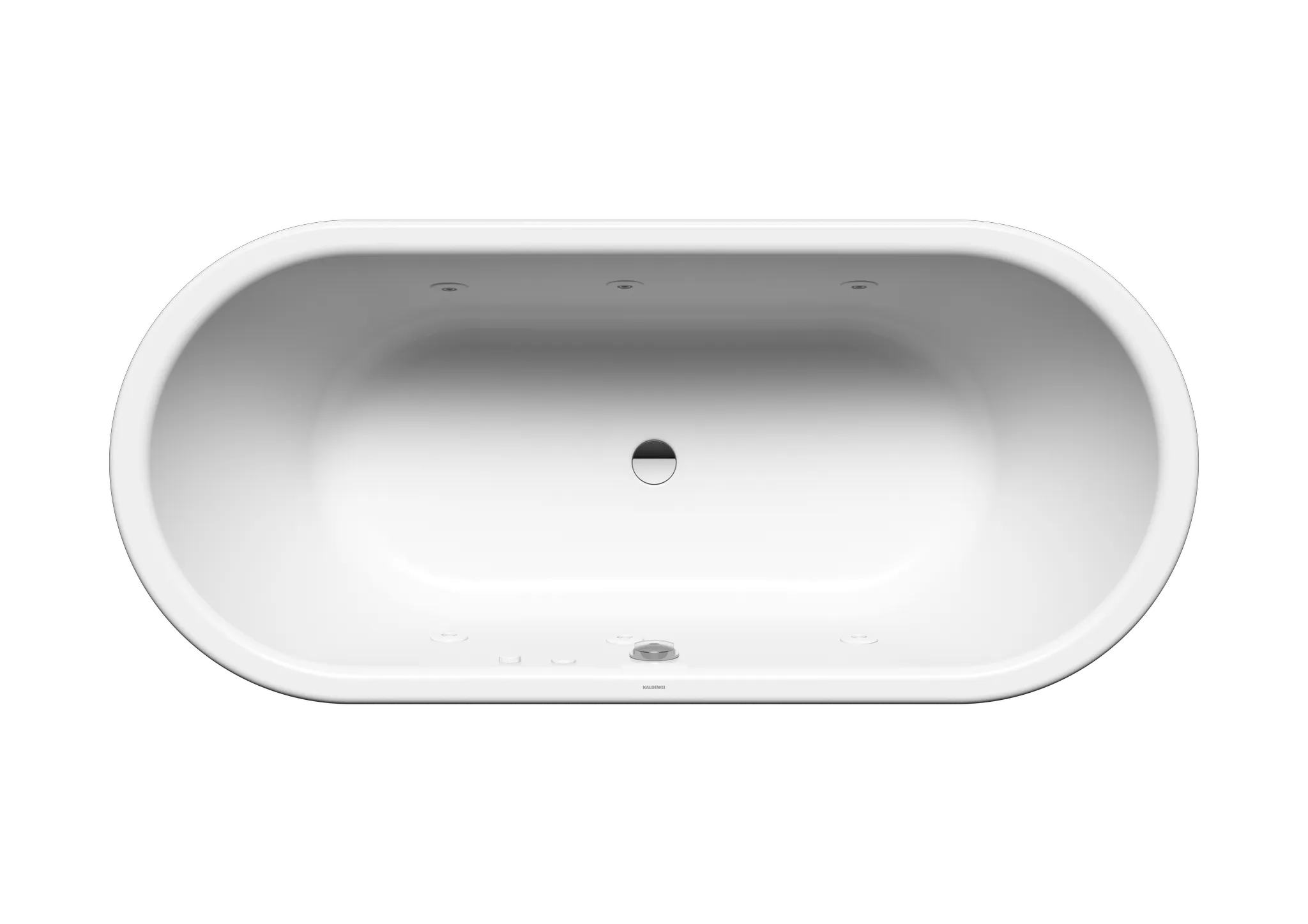 Kaldewei Whirlwanne „Centro Duo Oval“ oval 180 × 80 cm, rechts mit Aquamassage Body, in alpinweiß Kaldewei Whirlwanne „Centro Duo Oval“ oval 180 × 80 cm, rechts mit Aquamassage Body, in alpinweiß