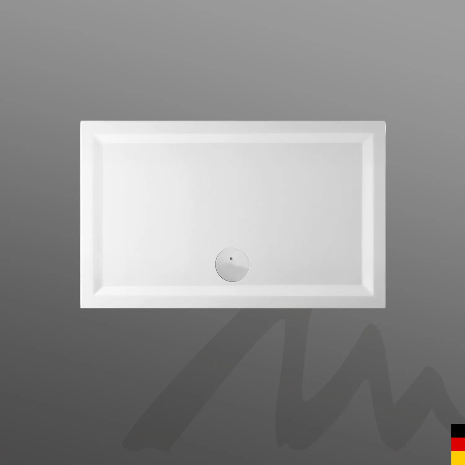 Mauersberger Duschwanne „lupina“ 1300 × 800 mm in Weiß