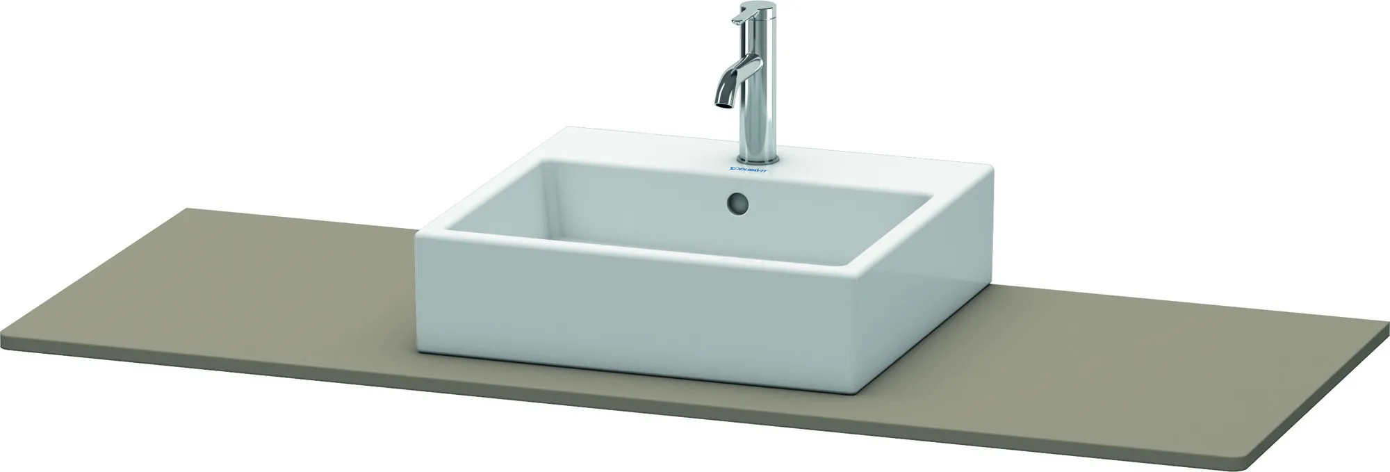 Duravit Konsole „XSquare“ in Flannel Grey Seidenmatt