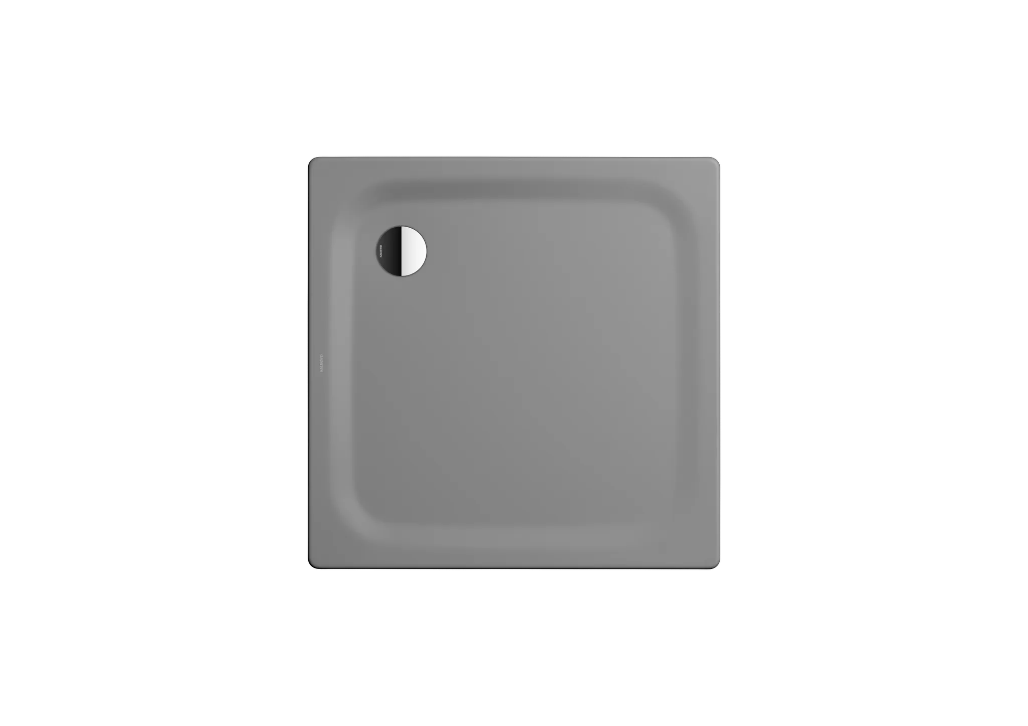 Kaldewei quadrat Duschwanne „Superplan Classic“ 90 × 90 cm ohne Oberflächenbeschichtung, mit Antislip Secure Plus, in cool grey 40