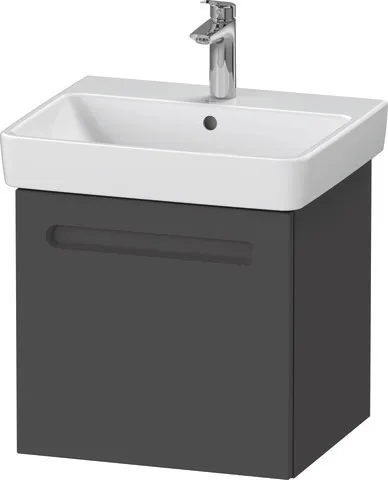 Duravit Waschtischunterschrank wandhängend „No.1“ 49 × 47,8 × 42,6 cm in Graphit Matt Duravit Waschtischunterschrank wandhängend „No.1“ 49 × 47,8 × 42,6 cm in Graphit Matt