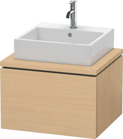 Duravit Waschtischunterschrank wandhängend „L-Cube“ 62 × 40 × 54,7 cm Eiche Natur