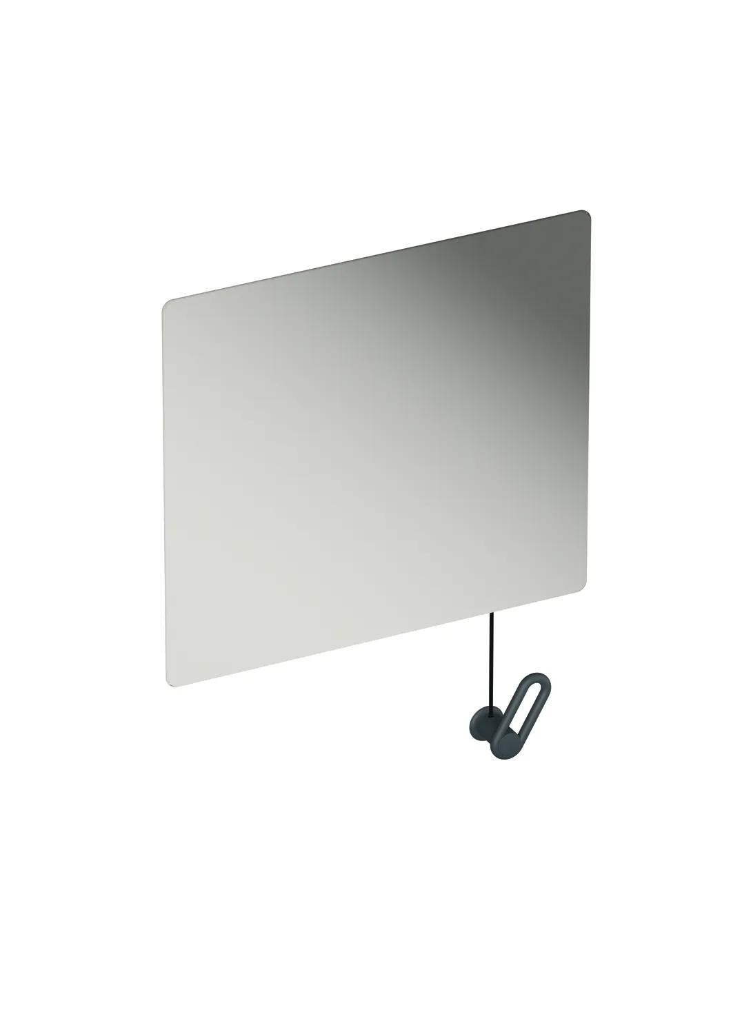 HEWI Kippspiegel „Serie 801“ 60 × 54 cm in Anthrazitgrau HEWI Kippspiegel „Serie 801“ 60 × 54 cm in Anthrazitgrau
