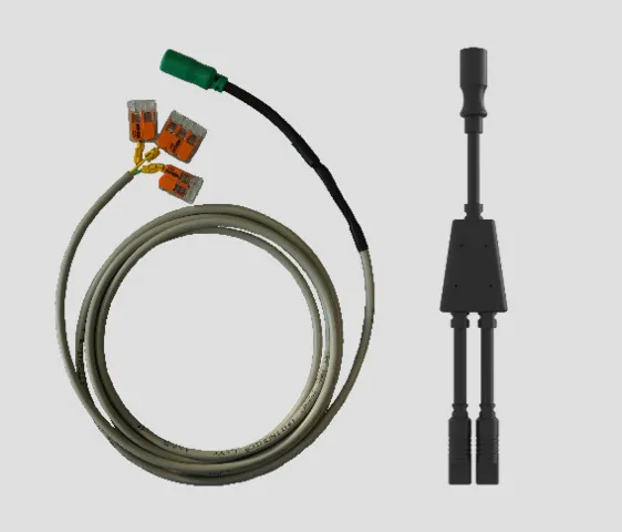 Y-Stecker mit Kabel fuer 2-Mengenspuelung Y-Stecker mit Kabel fuer 2-Mengenspuelung