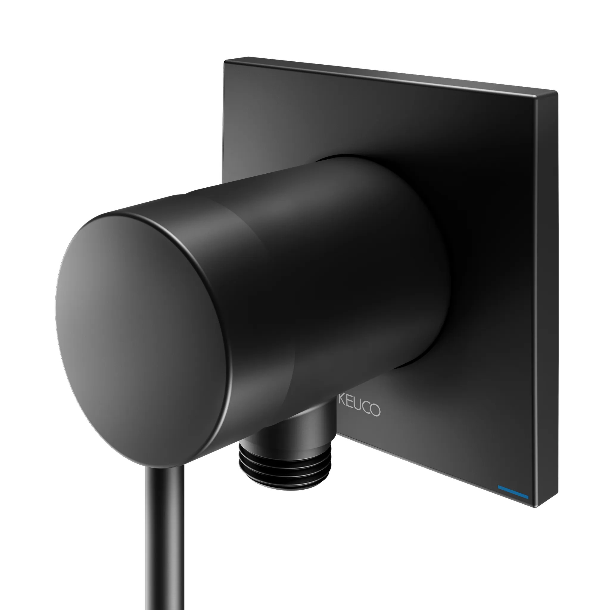 IXMO 59552370202 IXMO_solo Einhebelmischer mit Schlauchanschluss/eckig mit IXMO Soft Griff schwarz