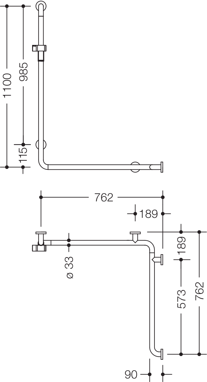 HEWI Haltegriff „Serie 805 Classic“