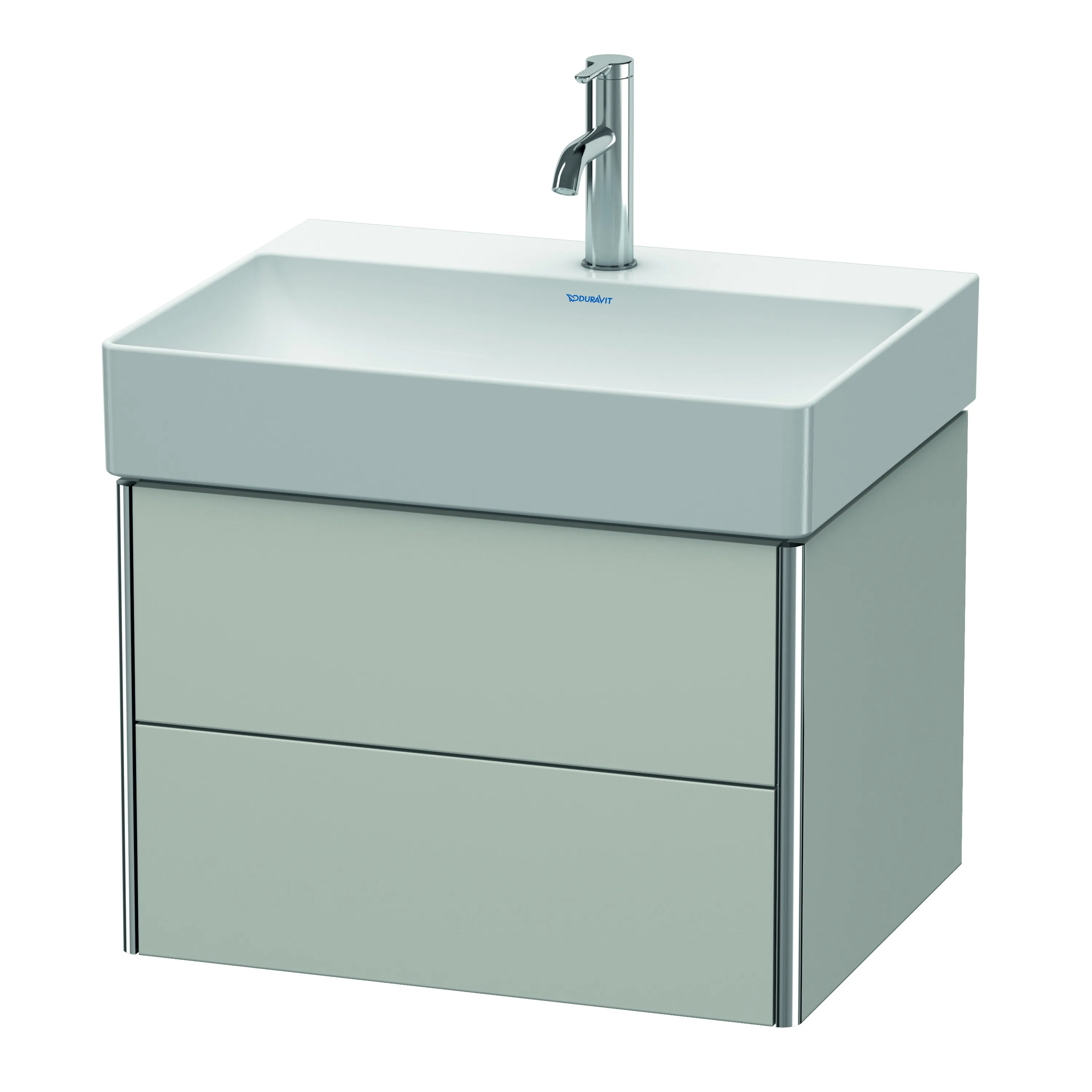 Duravit Waschtischunterschrank wandhängend „XSquare“ 58,4 × 39,7 × 46 cm Betongrau Matt Duravit Waschtischunterschrank wandhängend „XSquare“ 58,4 × 39,7 × 46 cm Betongrau Matt