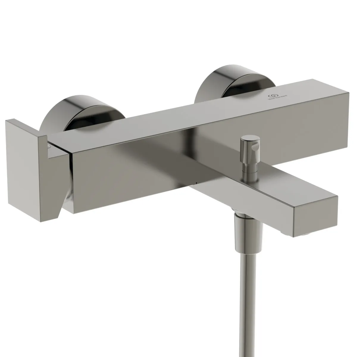Badearmatur Aufputz Extra Ausladung 210mm mit Stab-Handbrause Brushed Gold Badearmatur Aufputz Extra Ausladung 210mm mit Stab-Handbrause Brushed Gold