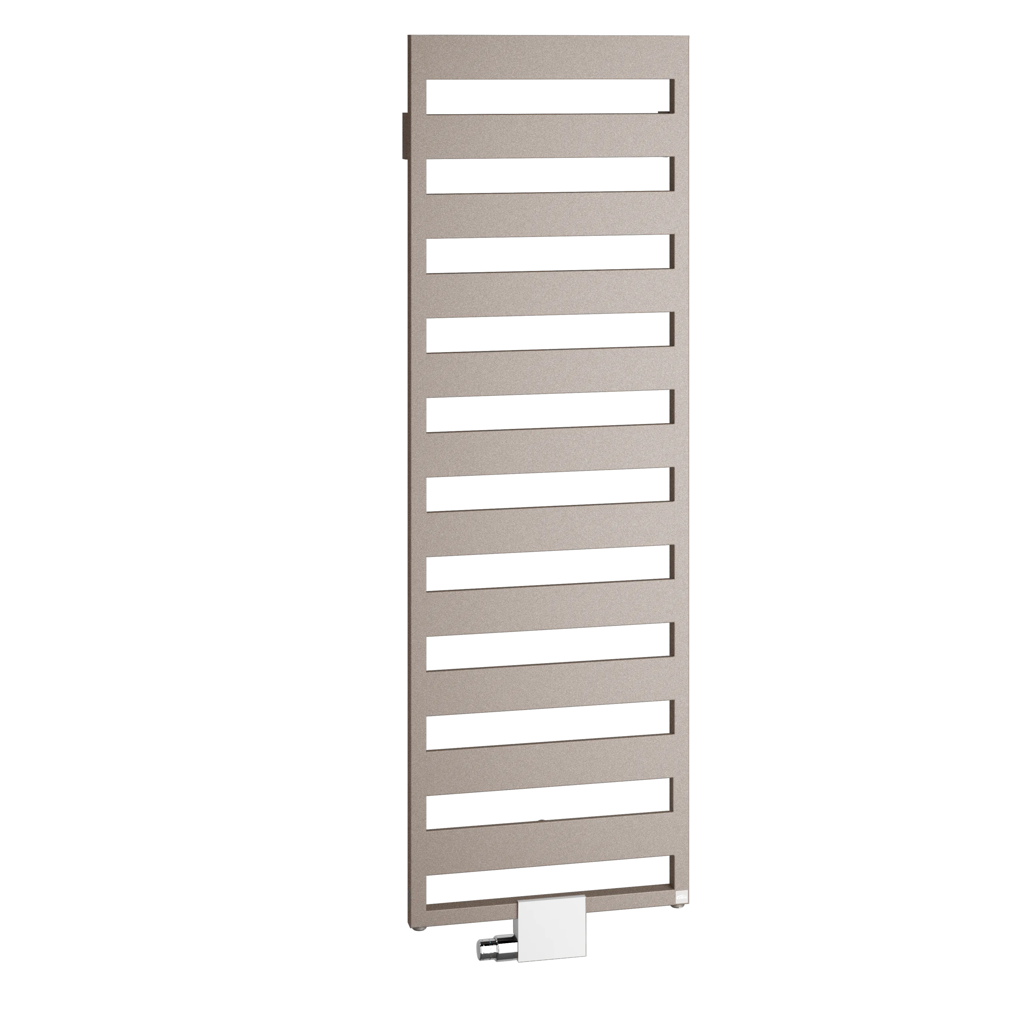 Kermi Design-Heizkörper „Casteo®“ 50 × 98,6 cm in glanzsilber Metallic