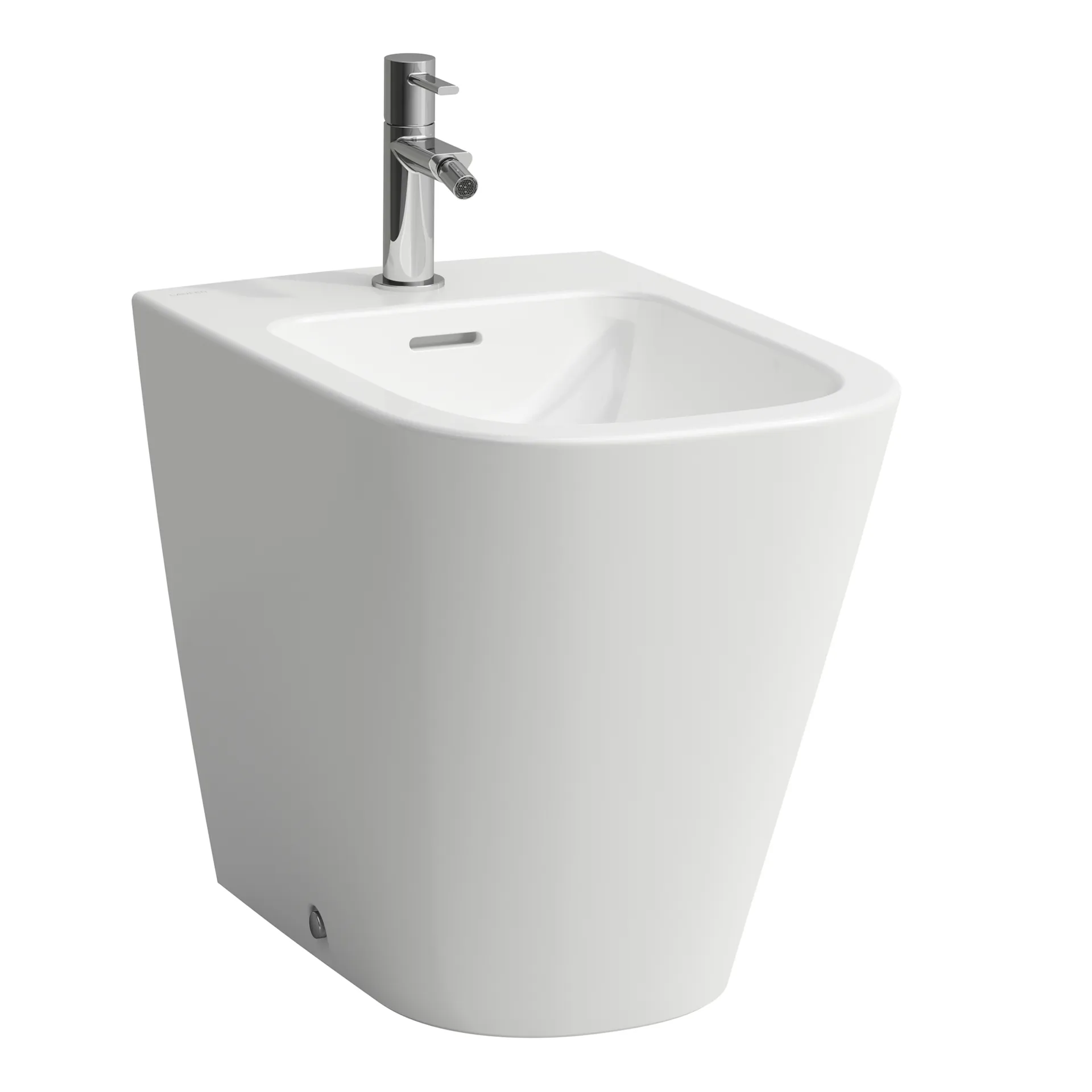 Standbidet, MEDA, 540x360x430, 1 Hahnloch mit Überlauf, ohne seitliches Loch für Wasseranschluss, weiß Standbidet, MEDA, 540x360x430, 1 Hahnloch mit Überlauf, ohne seitliches Loch für Wasseranschluss, weiß