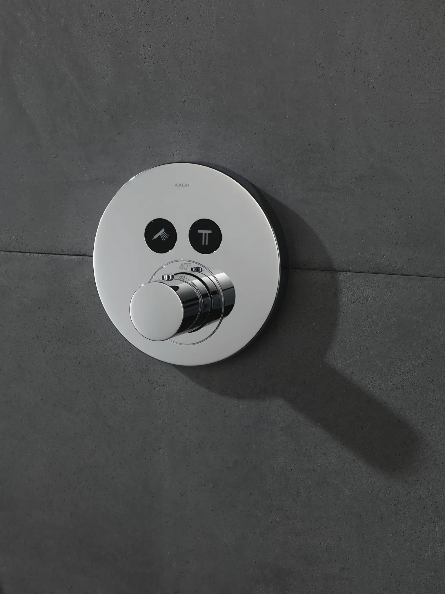 Thermostat UP Axor ShowerSelect Fertigset 2 Verbraucher rund chrom