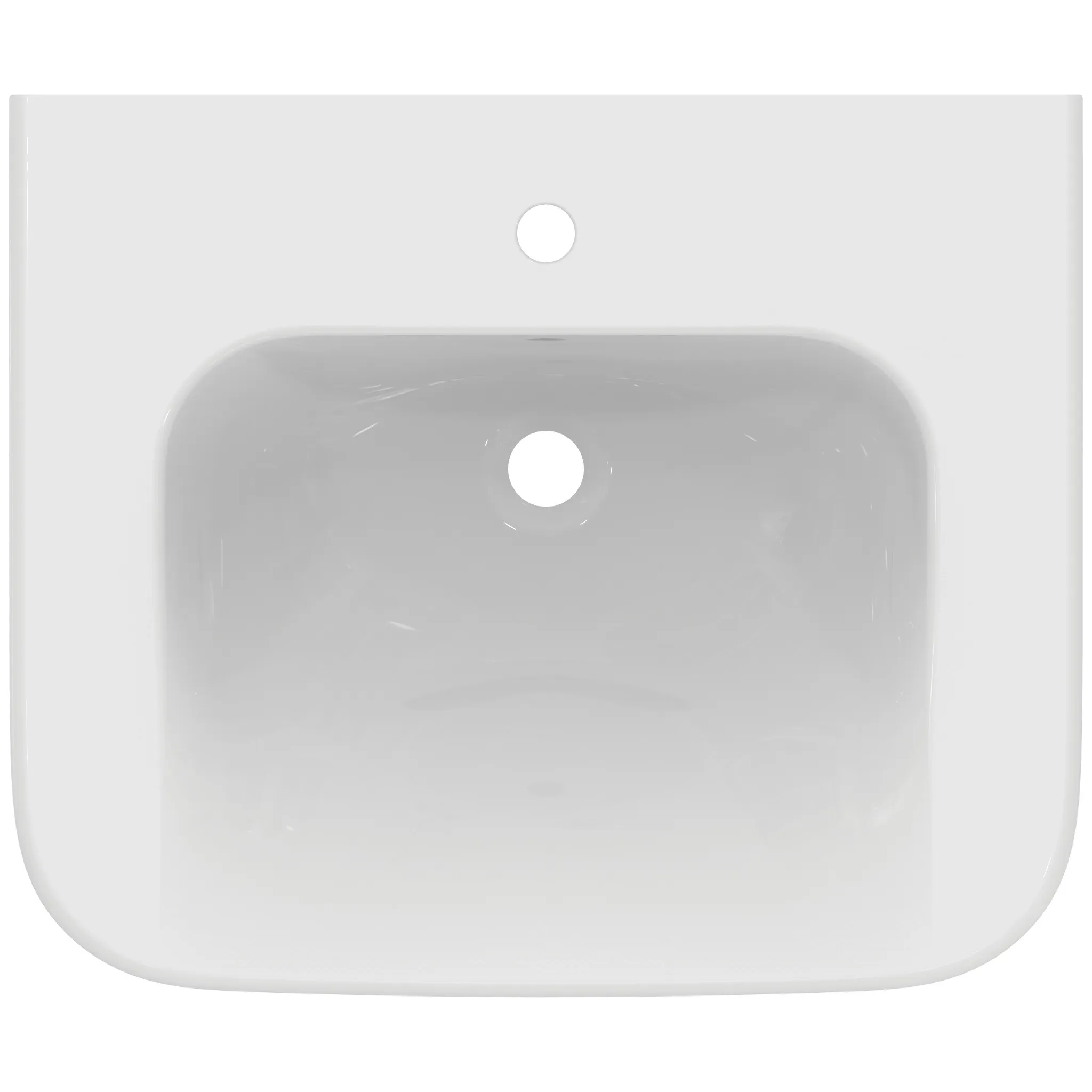 Ideal Standard Waschtisch Contour 21, 1 Hahnloch, mit Überlauf, unterfahrbar, 650x555x175mm, Weiß Ideal Standard Waschtisch Contour 21, 1 Hahnloch, mit Überlauf, unterfahrbar, 650x555x175mm, Weiß