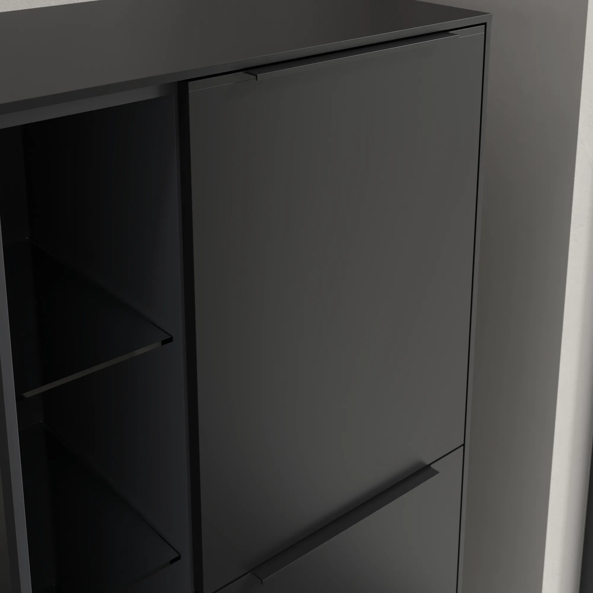 Villeroy & Boch Mittelschrank „Subway 3.0“ 57,4 × 120 × 36,2 × 36,2 cm 2 Türen, Anschlag (Scharnier) rechts, 2 Türen, Anschlag rechts Villeroy & Boch Mittelschrank „Subway 3.0“ 57,4 × 120 × 36,2 × 36,2 cm 2 Türen, Anschlag (Scharnier) rechts, 2 Türen, Anschlag rechts