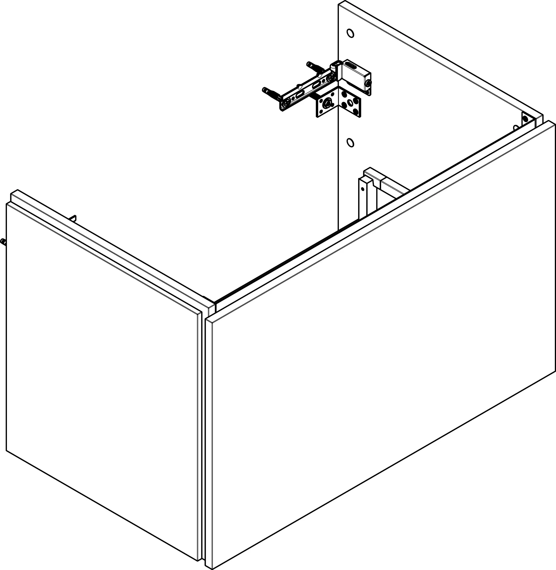 Hansgrohe Waschtischunterschrank „Xilesa E“ in Eiche Kaschmir Hansgrohe Waschtischunterschrank „Xilesa E“ in Eiche Kaschmir