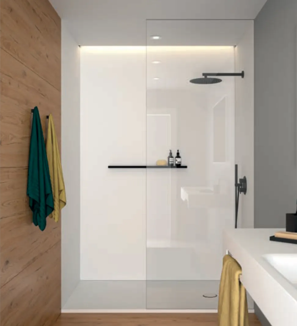 repaBAD Duschwanne „Oslo“ 1000 × 800 mm in Arctic White