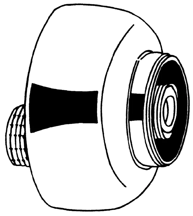 S-Anschluss 12023, 1/2'' x 3/4'', Verstellbarkeit 7,5 mm, Schubrosette, für Chiara/Grohtherm 3000 Wandbatterien, chrom