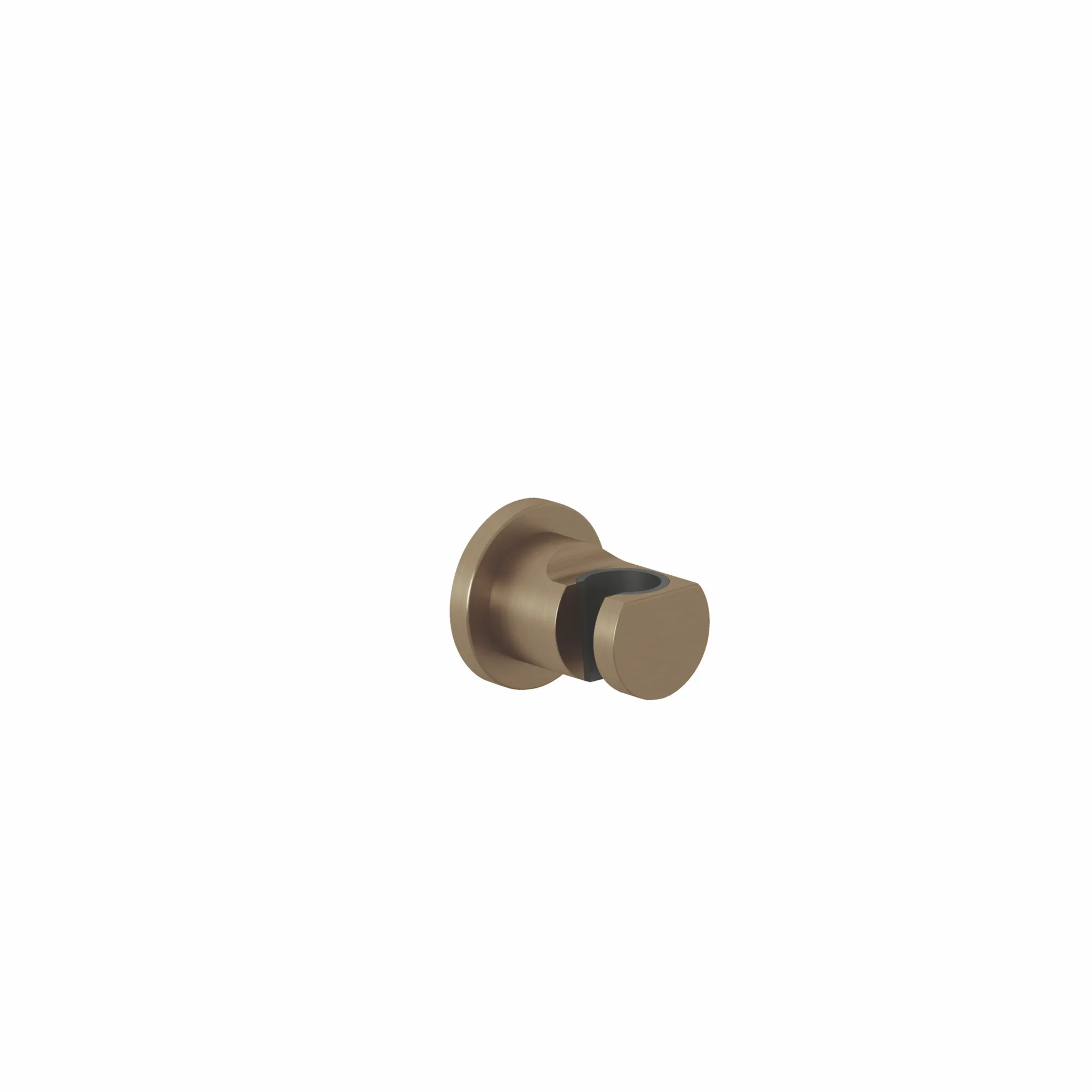 Kludi NOVA FONTE Wandhalter PURISTIC Brushed Bronze - für Brauseschläuche mit konischer Mutter, inkl. Befestigungsmaterial