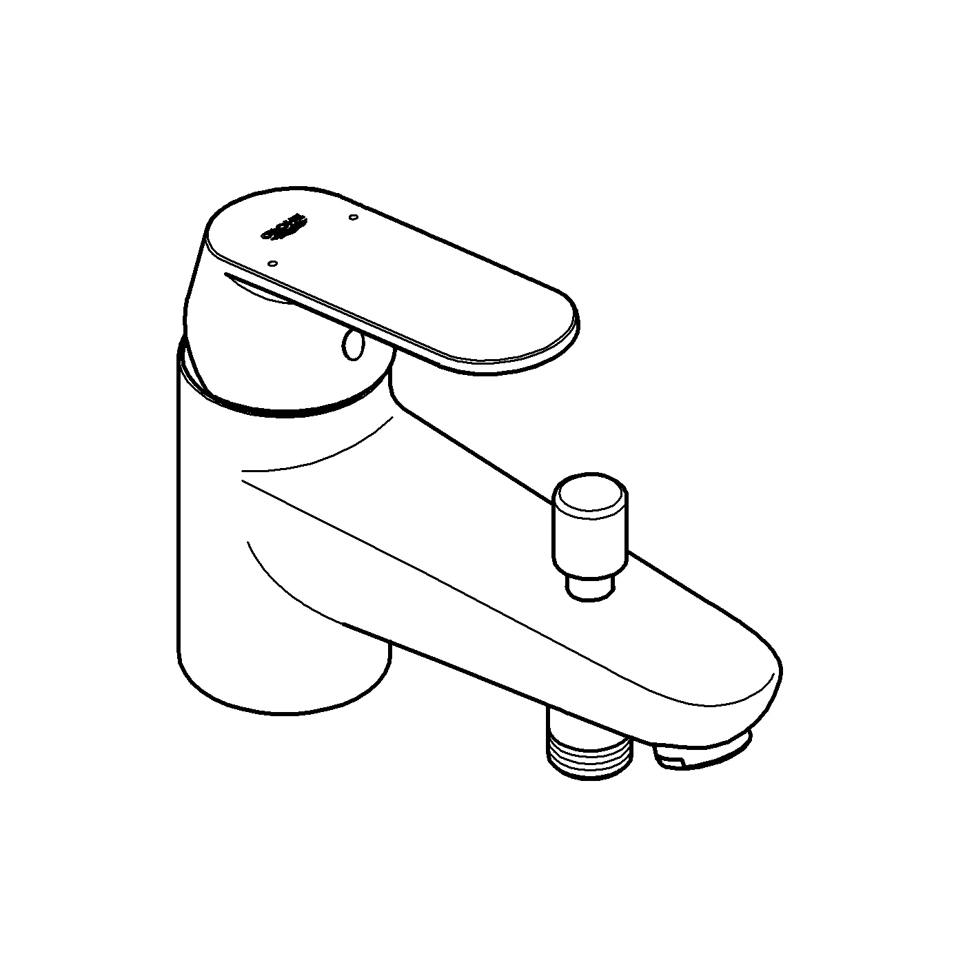 Wannenarmatur „Eurosmart Cosmopolitan“ Ausladung 146 mm Wannenarmatur „Eurosmart Cosmopolitan“ Ausladung 146 mm