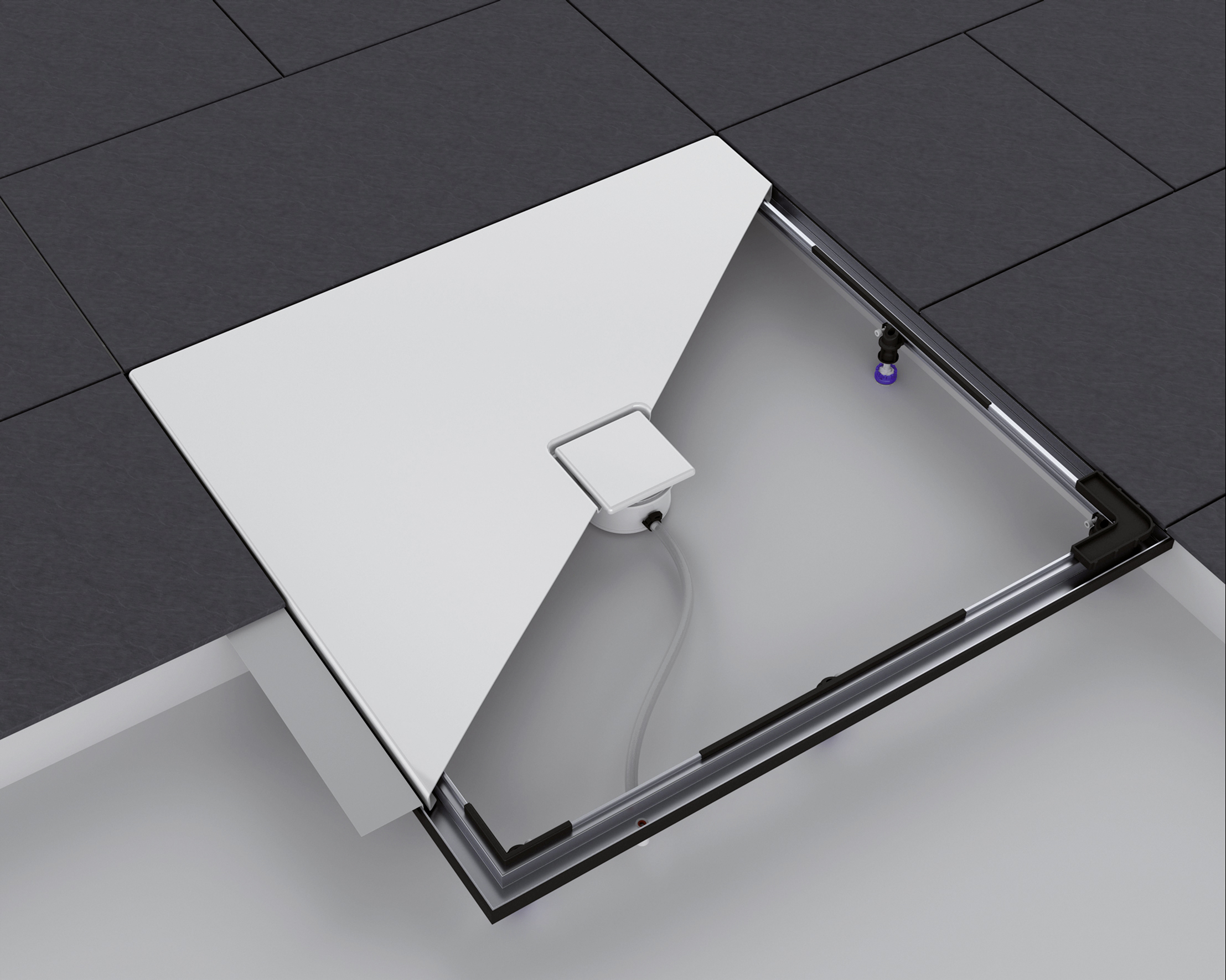 Kaldewei Einbau-System-Rahmen für Duschwannen „ESR“ 75 × 80 cm