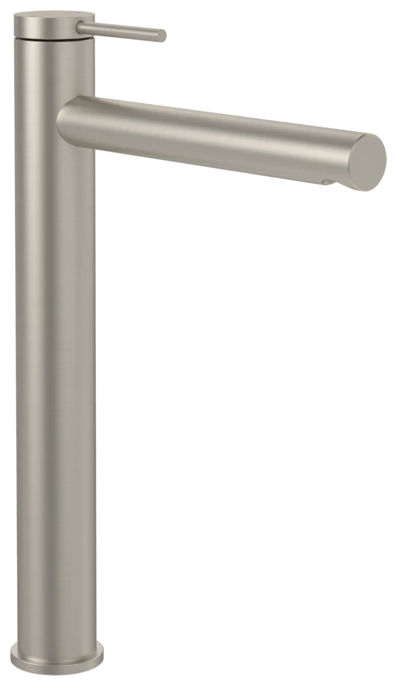 Villeroy & Boch Loop & Friends Einhebel-Waschtischarmatur erhöht TVW106106153 Brushed Nickel Matt