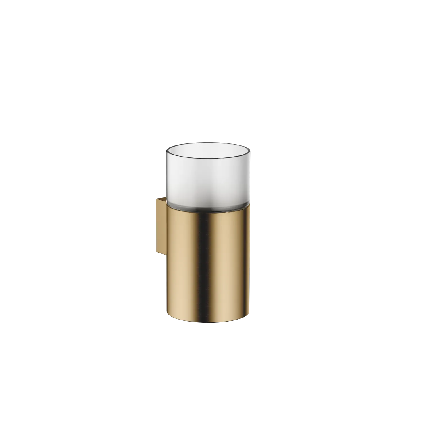 Dornbracht Glashalter, Wandmodell SERIENNEUTRAL Dark Brass gebürstet