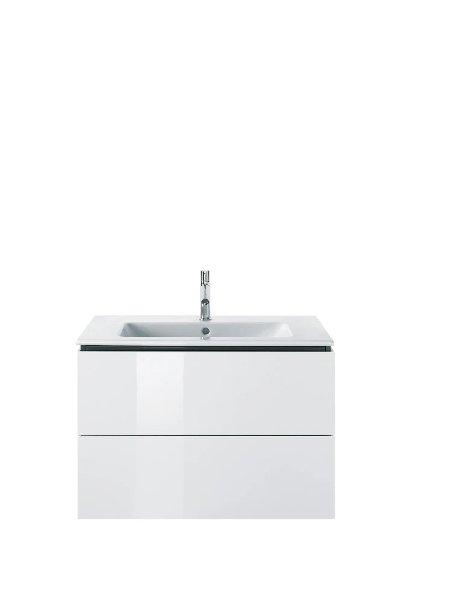 Wandwaschtisch „ME by Starck“, mit Überlauf, Hahnlochposition mittig in Weiß Hochglanz Wandwaschtisch „ME by Starck“, mit Überlauf, Hahnlochposition mittig in Weiß Hochglanz