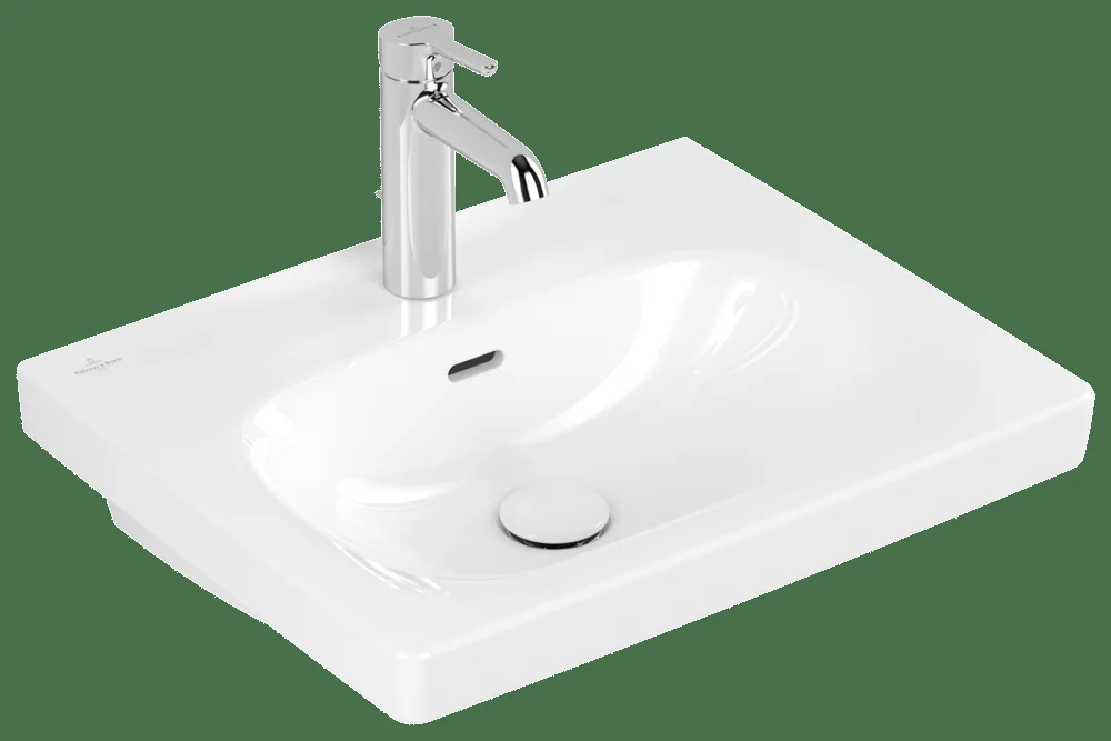 Villeroy & Boch Waschbecken Skyla 5A5155 445x550mm Rechteck 1HL. mit Überlauf Weiß Alpin Villeroy & Boch Waschbecken Skyla 5A5155 445x550mm Rechteck 1HL. mit Überlauf Weiß Alpin