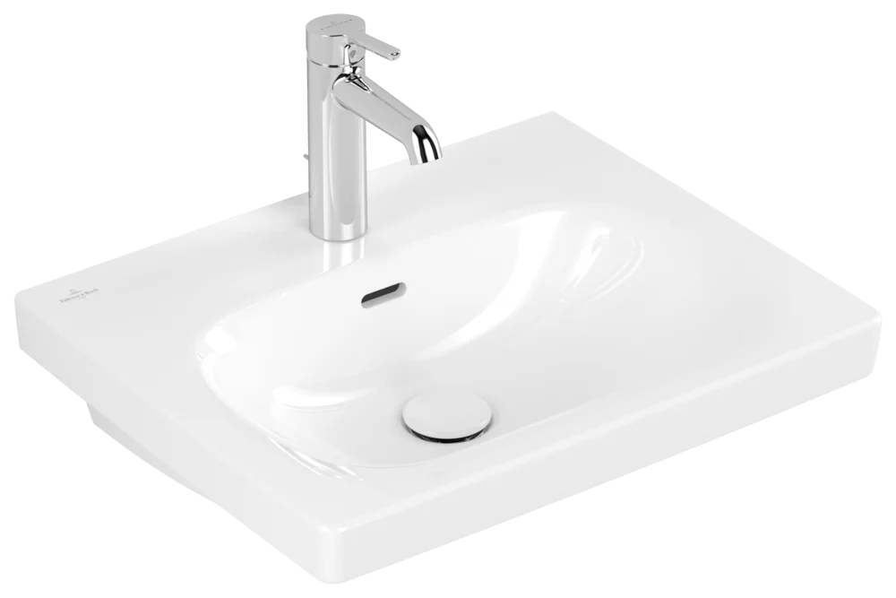 Villeroy & Boch Waschbecken Skyla 5A5155 445x550mm Rechteck 1HL. mit Überlauf Weiß Alpin Villeroy & Boch Waschbecken Skyla 5A5155 445x550mm Rechteck 1HL. mit Überlauf Weiß Alpin