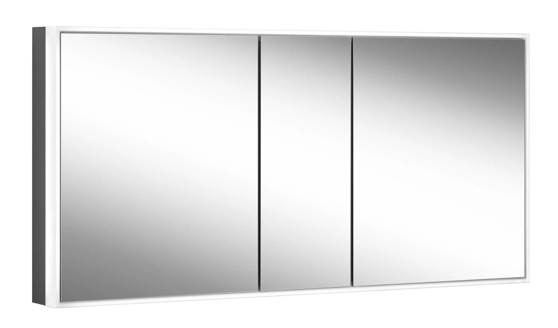 Schneider Spiegelschrank PLU1 150/3/HCL – Schwarz Matt mit verspiegelter Rückwand, LED-Beleuchtung & Human Centric Lighting Schneider Spiegelschrank PLU1 150/3/HCL – Schwarz Matt mit verspiegelter Rückwand, LED-Beleuchtung & Human Centric Lighting