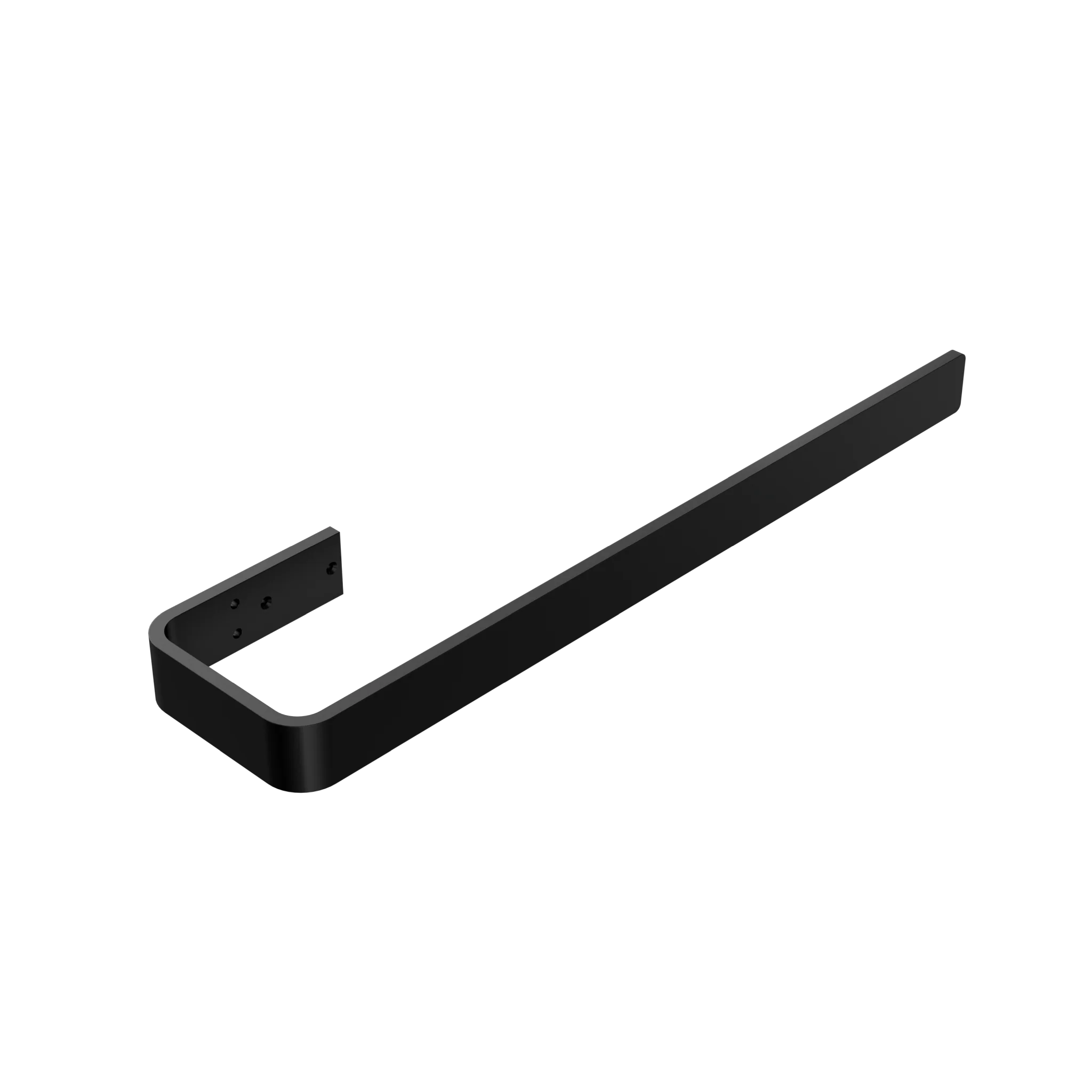 Kermi Handtuchhalter „Rubeo®“ 523 × 126 × 40 mm ZC01400005 in schwarz matt- B-Ware Sonderpreis