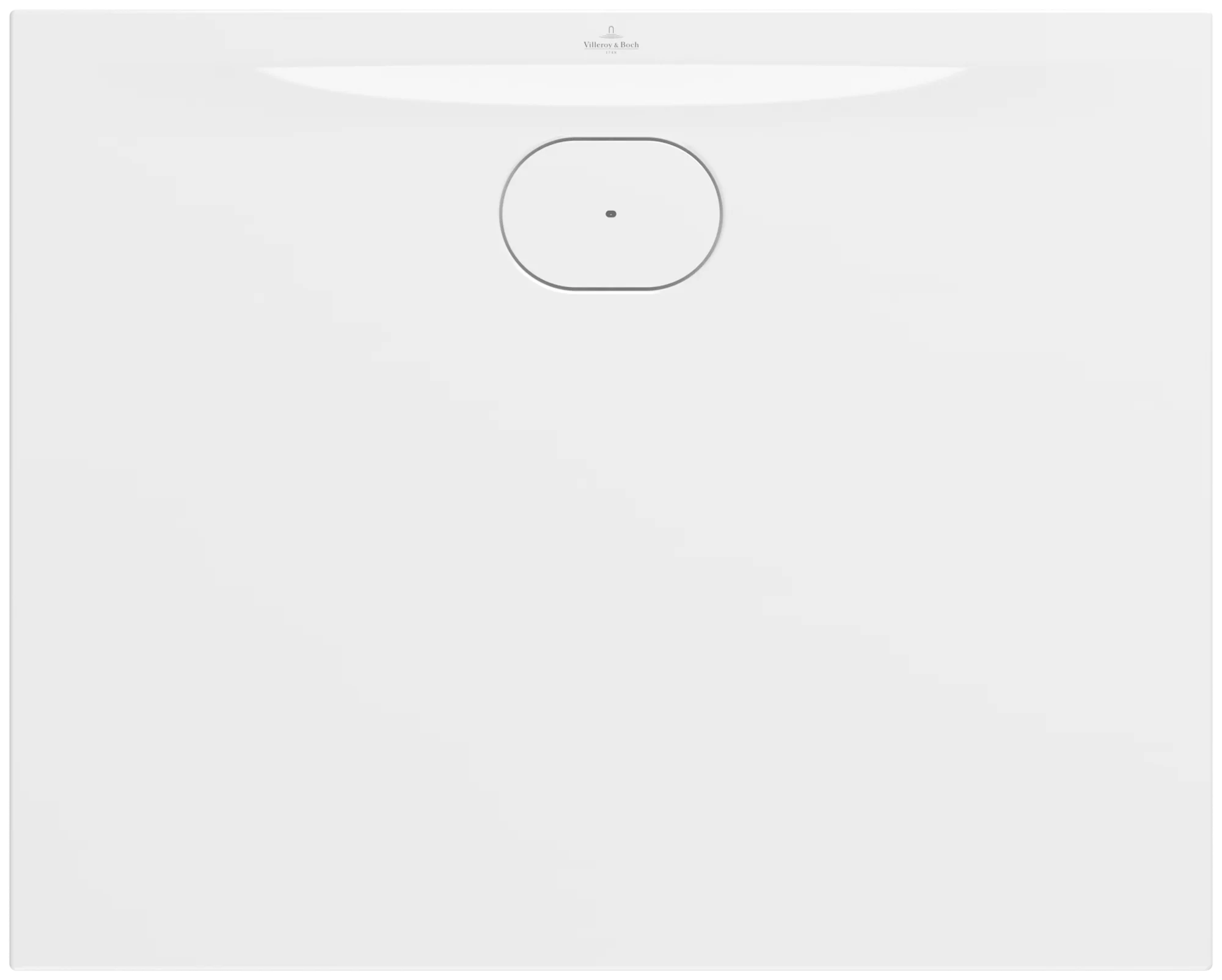 Villeroy & Boch Duschwanne Ecora UDA1080ERA2LV, rechteckig, 1000 x 800 mm, Höhe 35 mm, weiß Alpin, glänzend, ohne Rutschhemmung, ohne Füßengestell, ohne Wannenträger