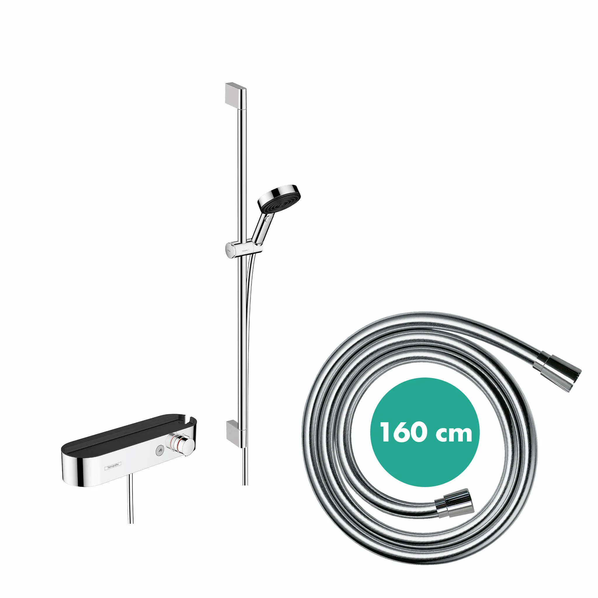 Hansgrohe Pulsify Select S 105 3jet Relaxation mit ShowerTablet 400, Chrom Hansgrohe Pulsify Select S 105 3jet Relaxation mit ShowerTablet 400, Chrom
