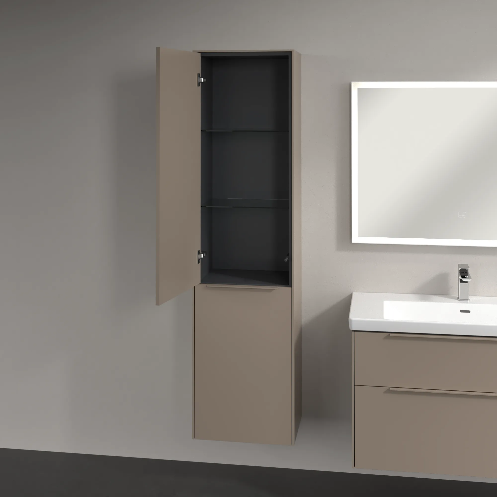 Villeroy & Boch Hochschrank Subway 3.0 C59202, 450 x 1710 x 362 mm, links angeschlossen Villeroy & Boch Hochschrank Subway 3.0 C59202, 450 x 1710 x 362 mm, links angeschlossen