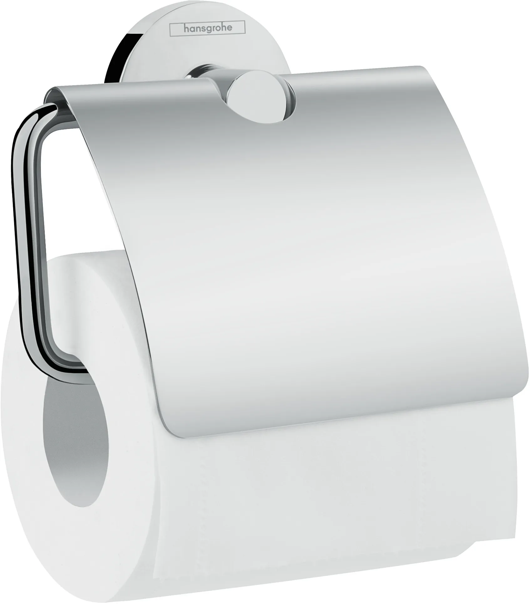 Papierrollenhalter Logis Universal chrom mit Deckel