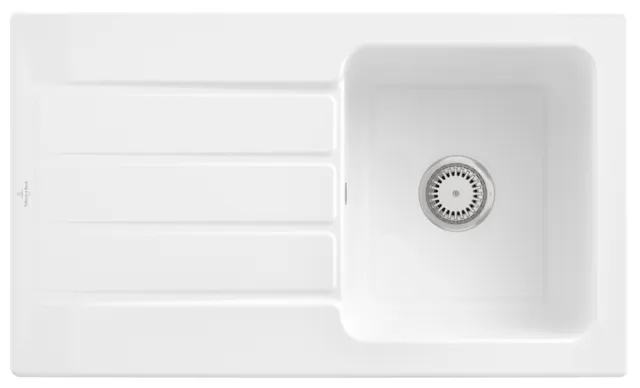 Villeroy & Boch Einbau-Küchenspülbecken „Architectura“ 50 860 × 510 × 220 mm in Snow White