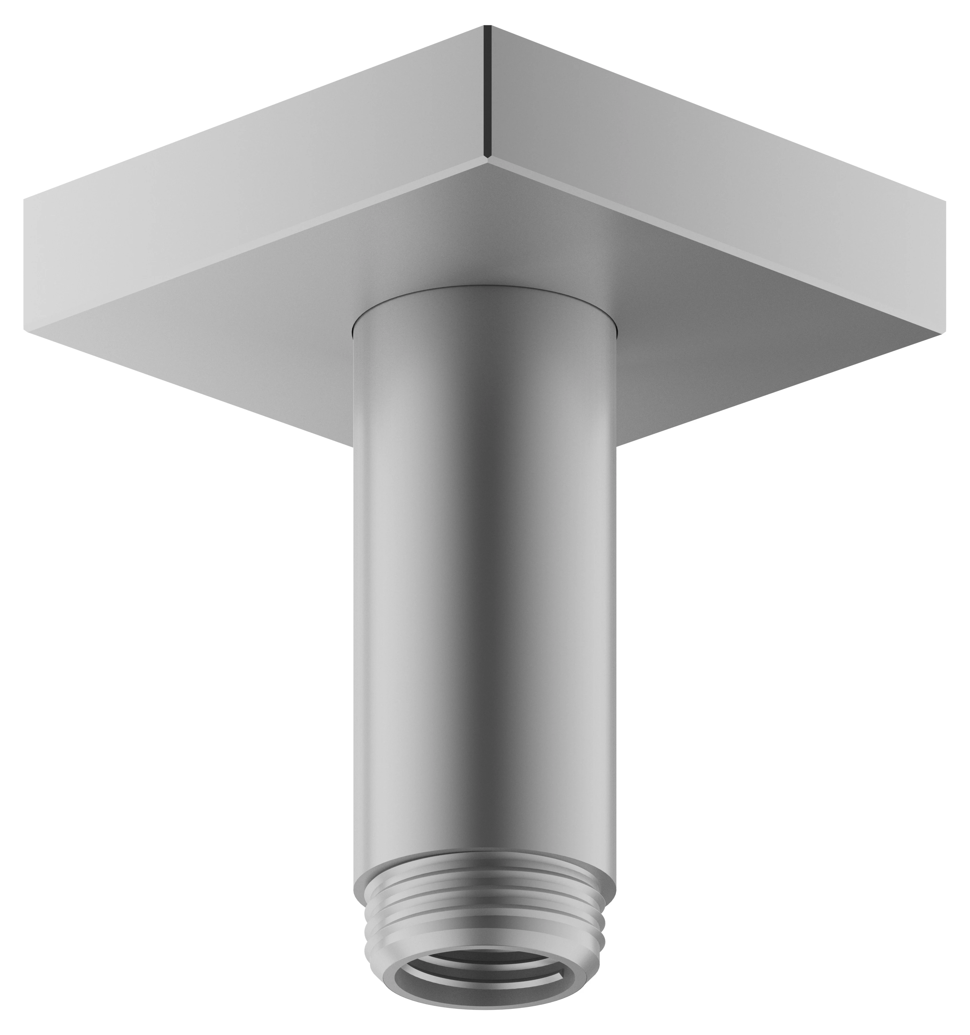 Edition 300 53089170102 Brausearm Deckenanschluß eckig 100 mm Aluminium-finish