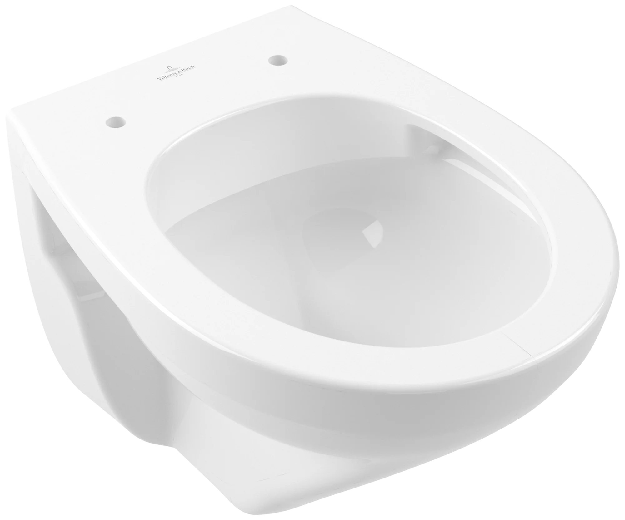 Villeroy & Boch O.novo Tiefspül-WC Compact spülrandlos 7667R0, oval, wandhängend, Weiß Alpin Villeroy & Boch O.novo Tiefspül-WC Compact spülrandlos 7667R0, oval, wandhängend, Weiß Alpin