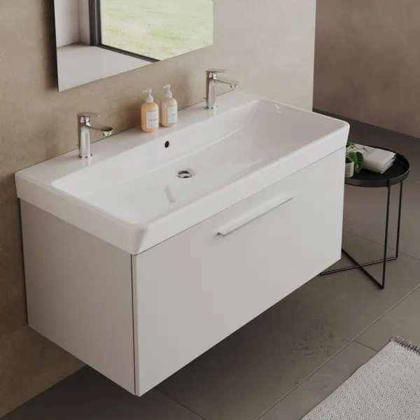 Ideal Standard Waschbecken „i.lifeB“, Hahnlochposition mittig in Weiß