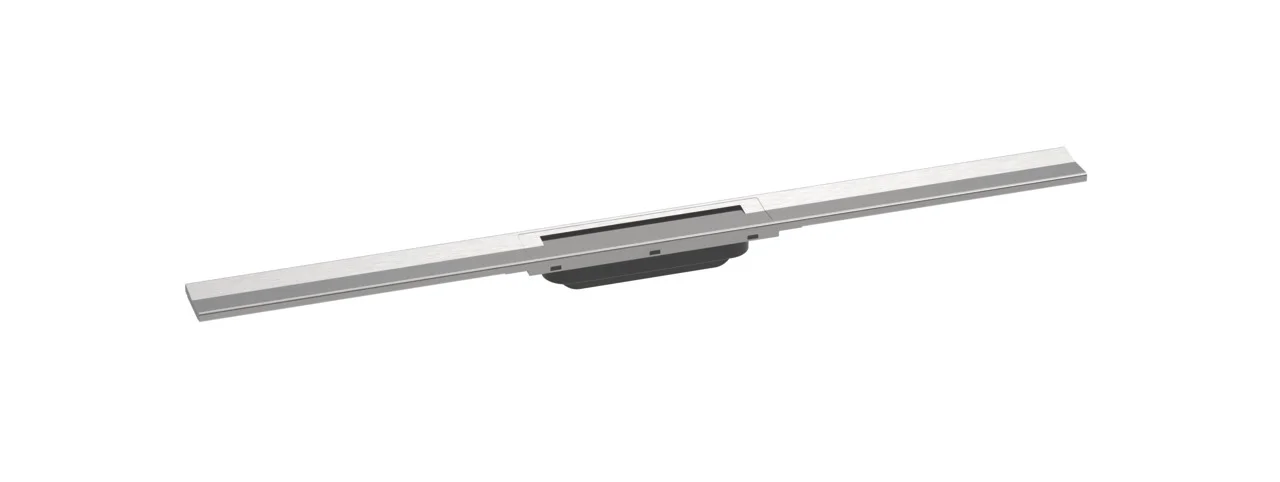 Hansgrohe RainDrain Flex Duschrinne 900 mm, zweiseitig montierbar, höhenverstellbar um 10 mm, Edelstahl V2A (1.4301), bis zu 60 l/min Ablaufleistung Hansgrohe RainDrain Flex Duschrinne 900 mm, zweiseitig montierbar, höhenverstellbar um 10 mm, Edelstahl V2A (1.4301), bis zu 60 l/min Ablaufleistung
