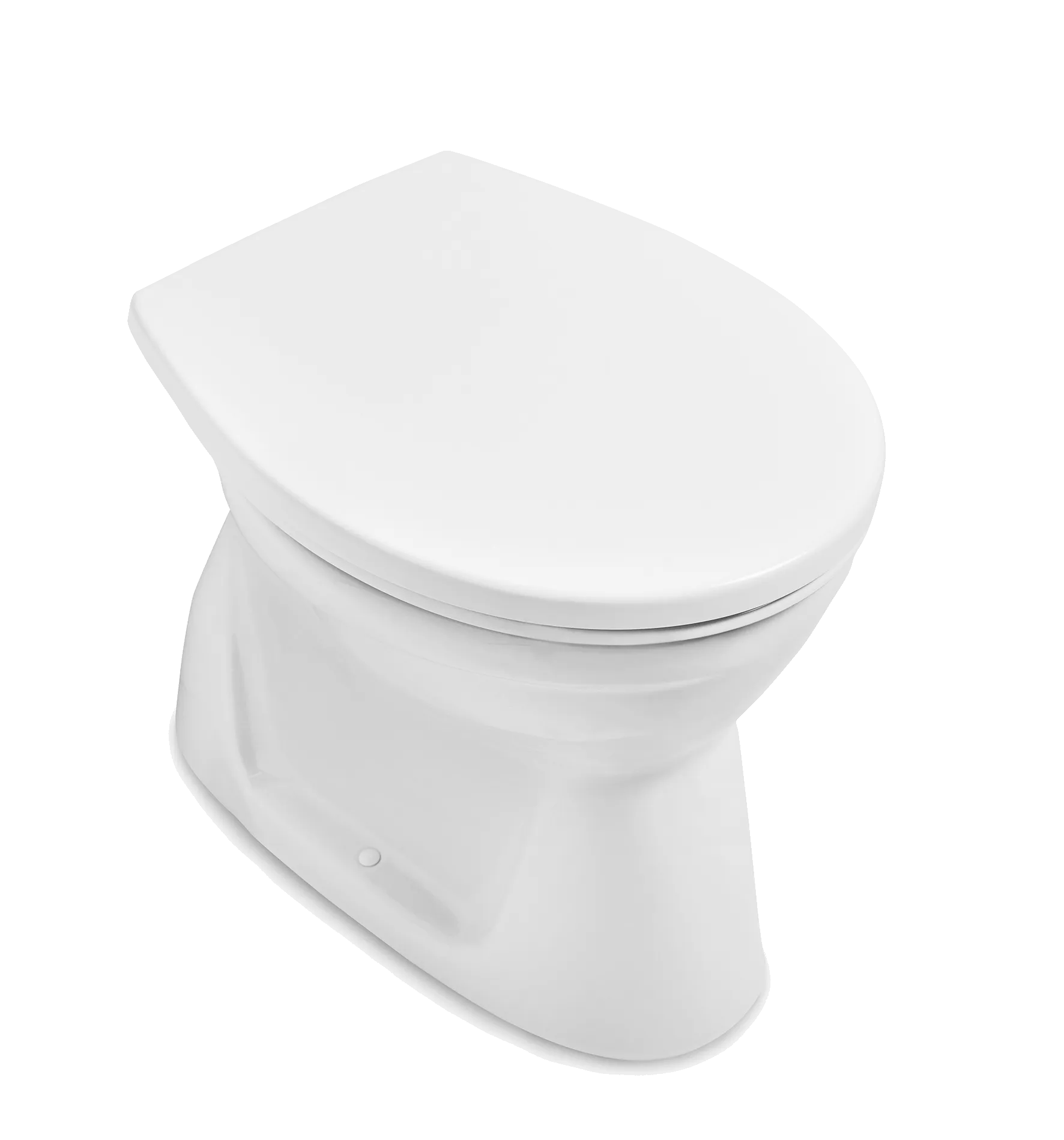 Flachspül-WC spülrandlos O.novo 7619R1, 360 x 525 x 395 mm, Oval, bodenstehend, Abgang senkrecht, Weiß Alpin Flachspül-WC spülrandlos O.novo 7619R1, 360 x 525 x 395 mm, Oval, bodenstehend, Abgang senkrecht, Weiß Alpin