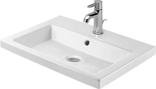Einbauwaschtisch „2nd floor“ 60 × 43 × 12,5 cm, Hahnlochposition mittig Einbauwaschtisch „2nd floor“ 60 × 43 × 12,5 cm, Hahnlochposition mittig