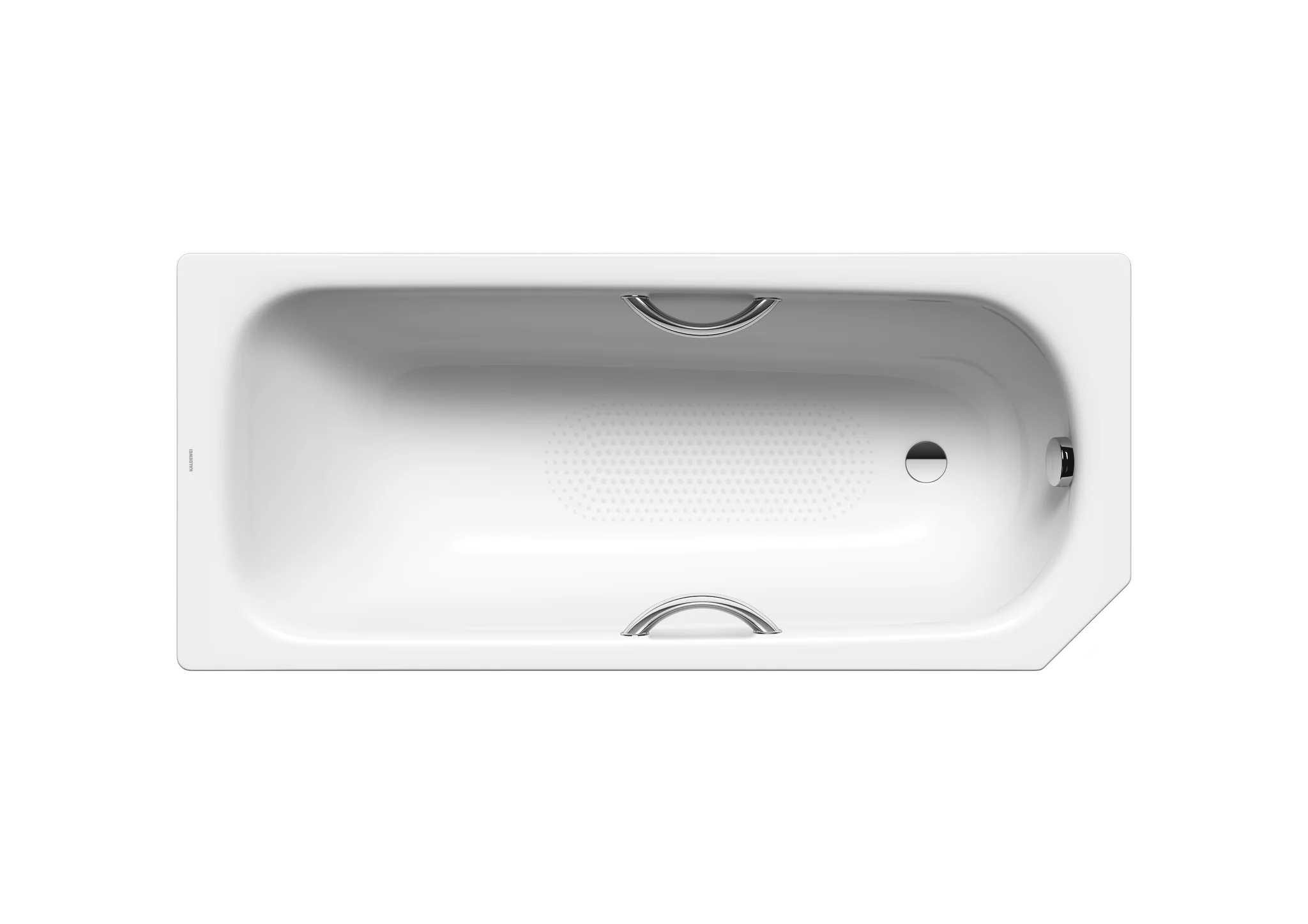 Kaldewei SANIFORM V1-V4 STAR Badewanne, 1600x700 mm, alpinweiß, Perl-Effekt, Vollantislip