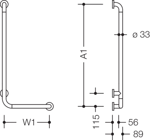 HEWI Haltegriff „Serie 801“