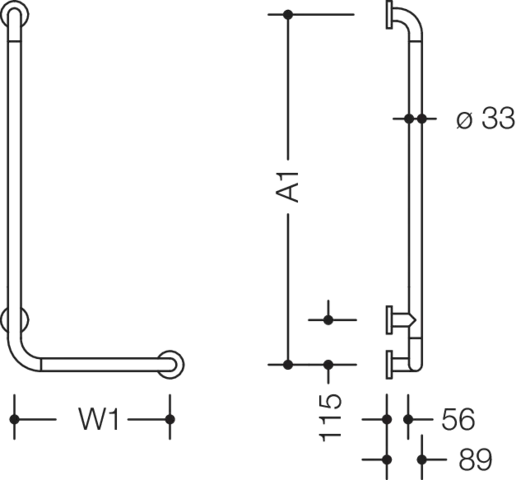 HEWI Haltegriff „Serie 801“ HEWI Haltegriff „Serie 801“
